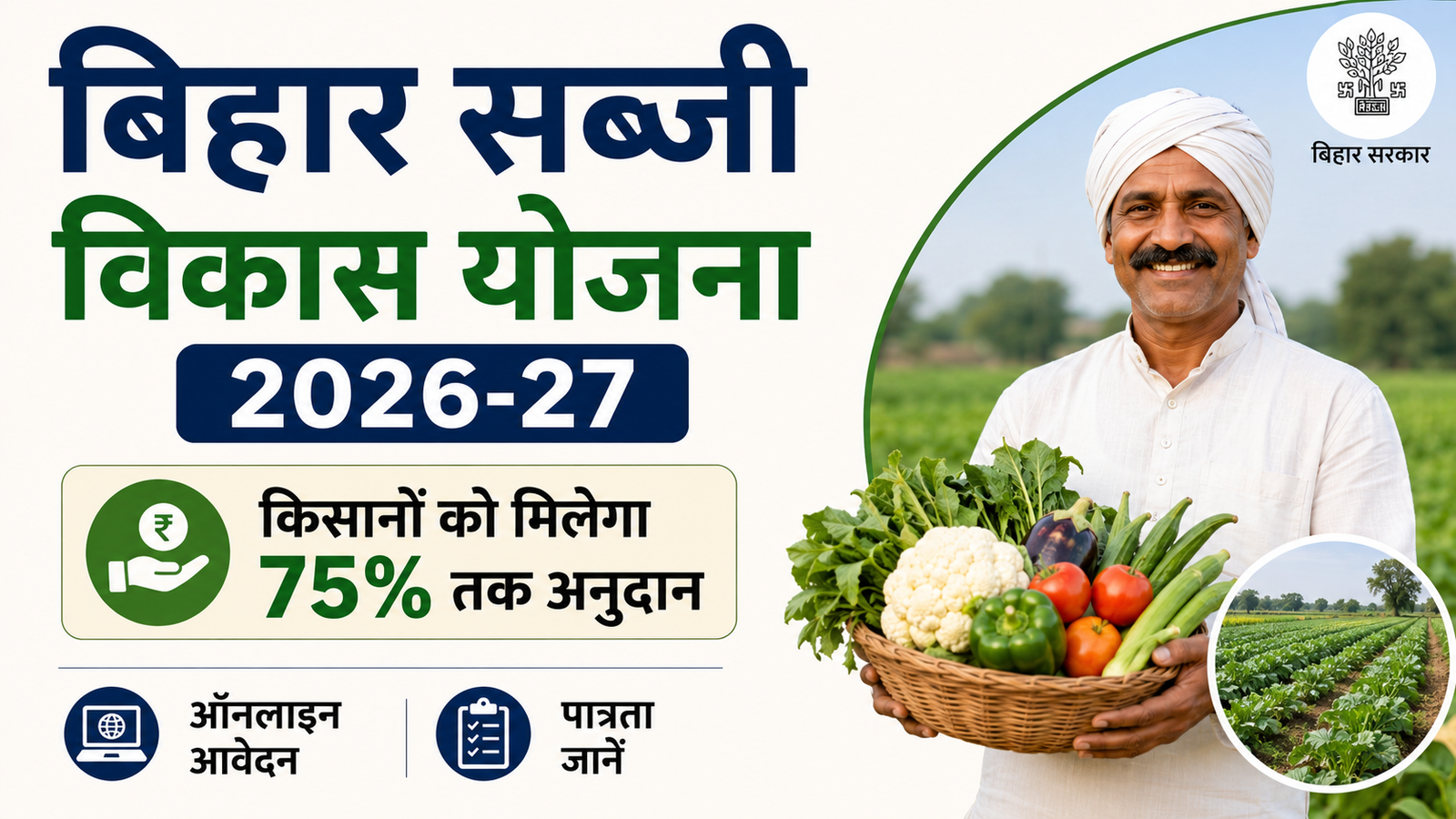 Bihar Sabji Vikas Yojana 2026-27